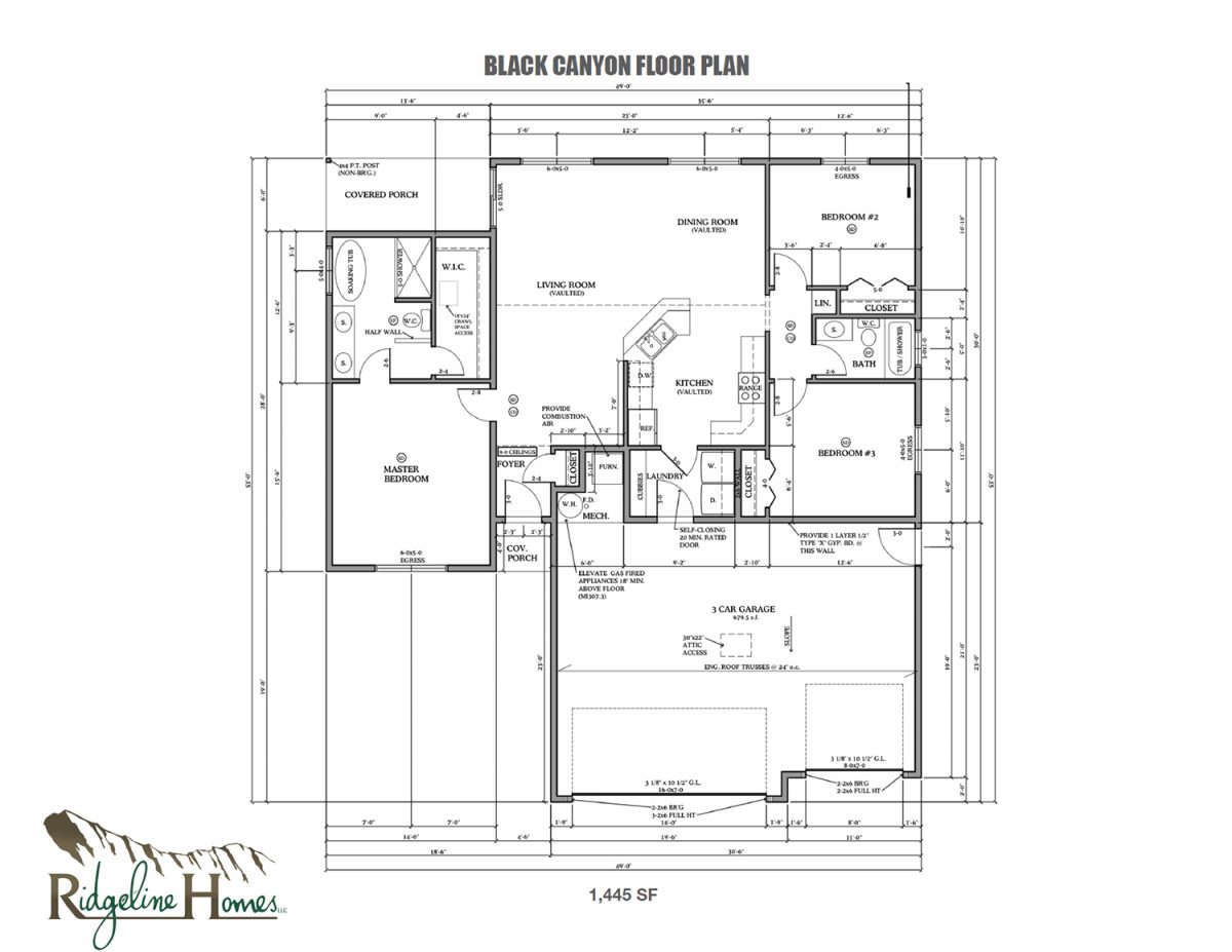 Black Canyon Home Model Floor Plan