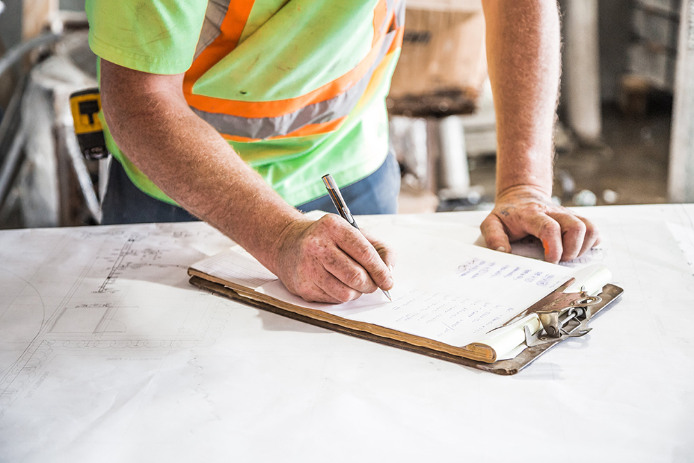 construction on a new custom home