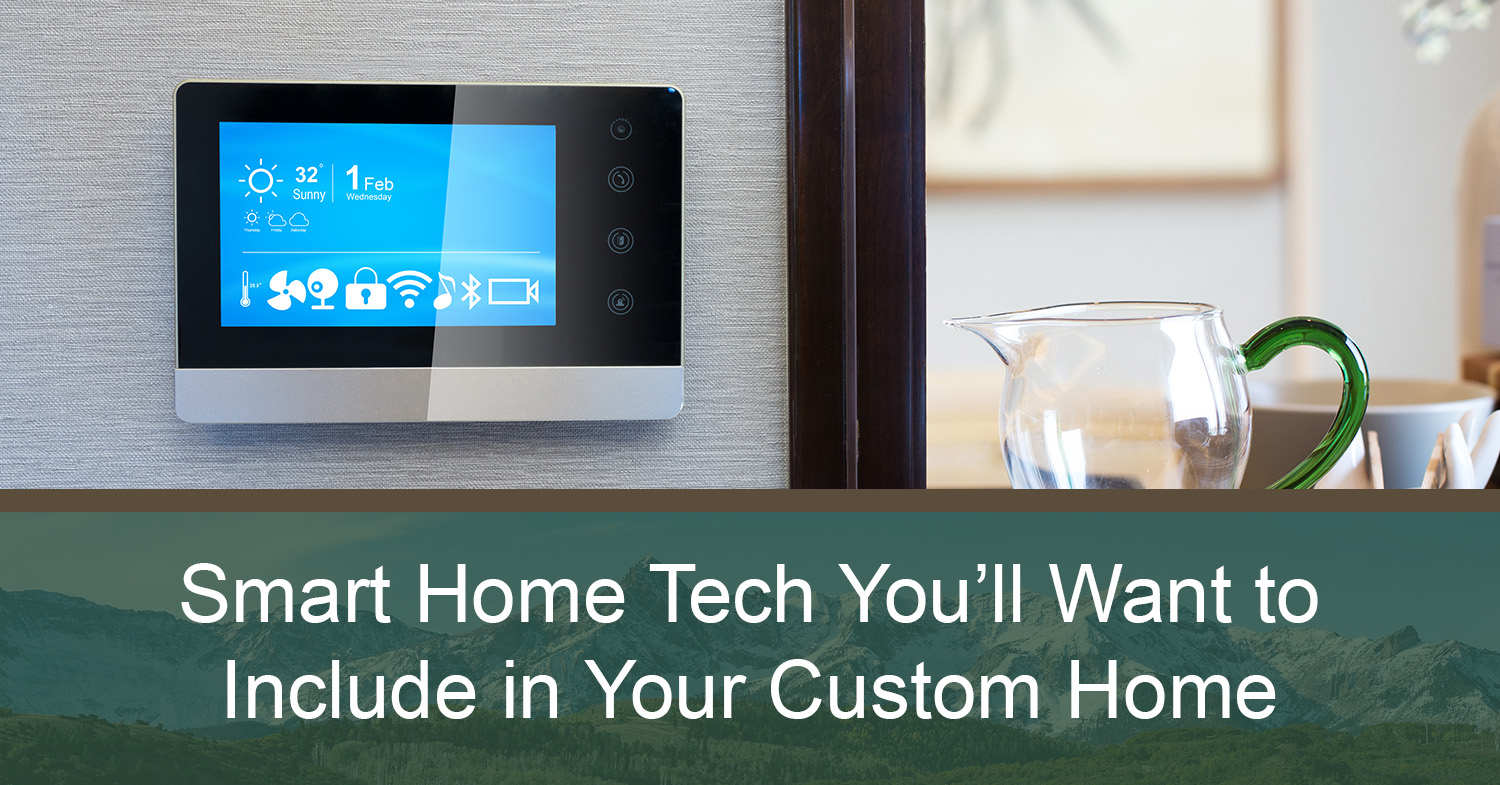 A home control system inside of a smart home.